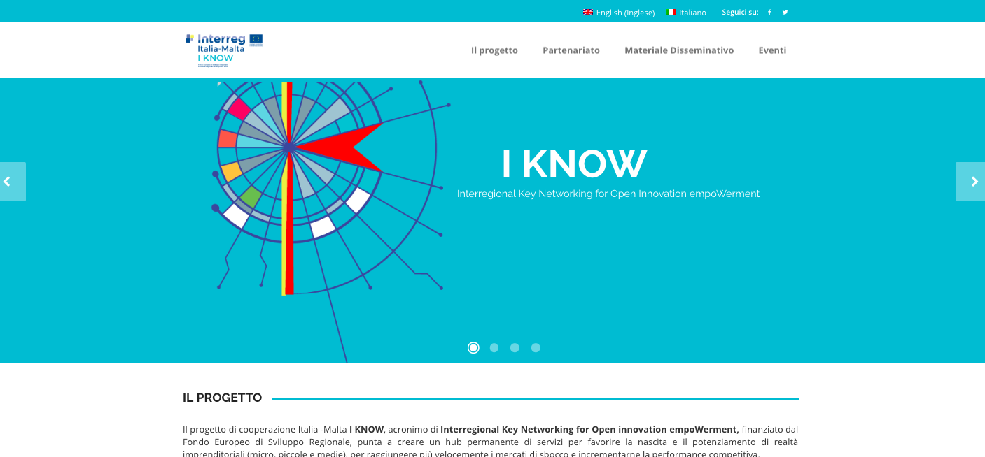  I KNOW-progetto di cooperazione Italia -Malta